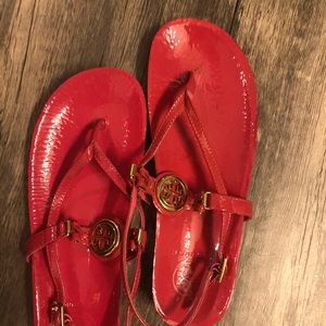 Tory Burch pink sandals